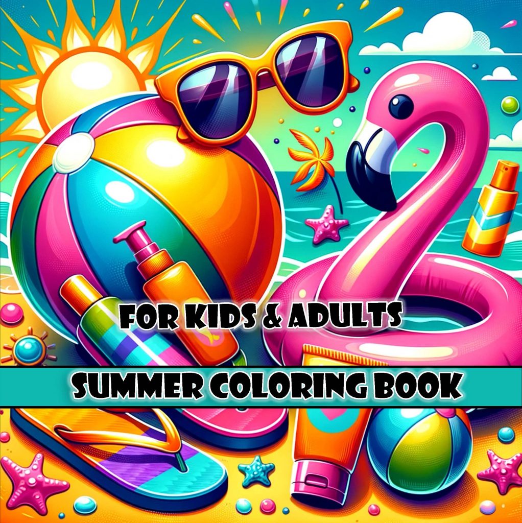 Bold And Easy Summer Coloring Book 