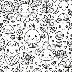 Free Doodle Coloring Pages - 123 Go Mama