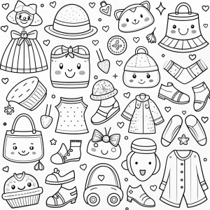 Free Doodle Coloring Pages - 123 Go Mama