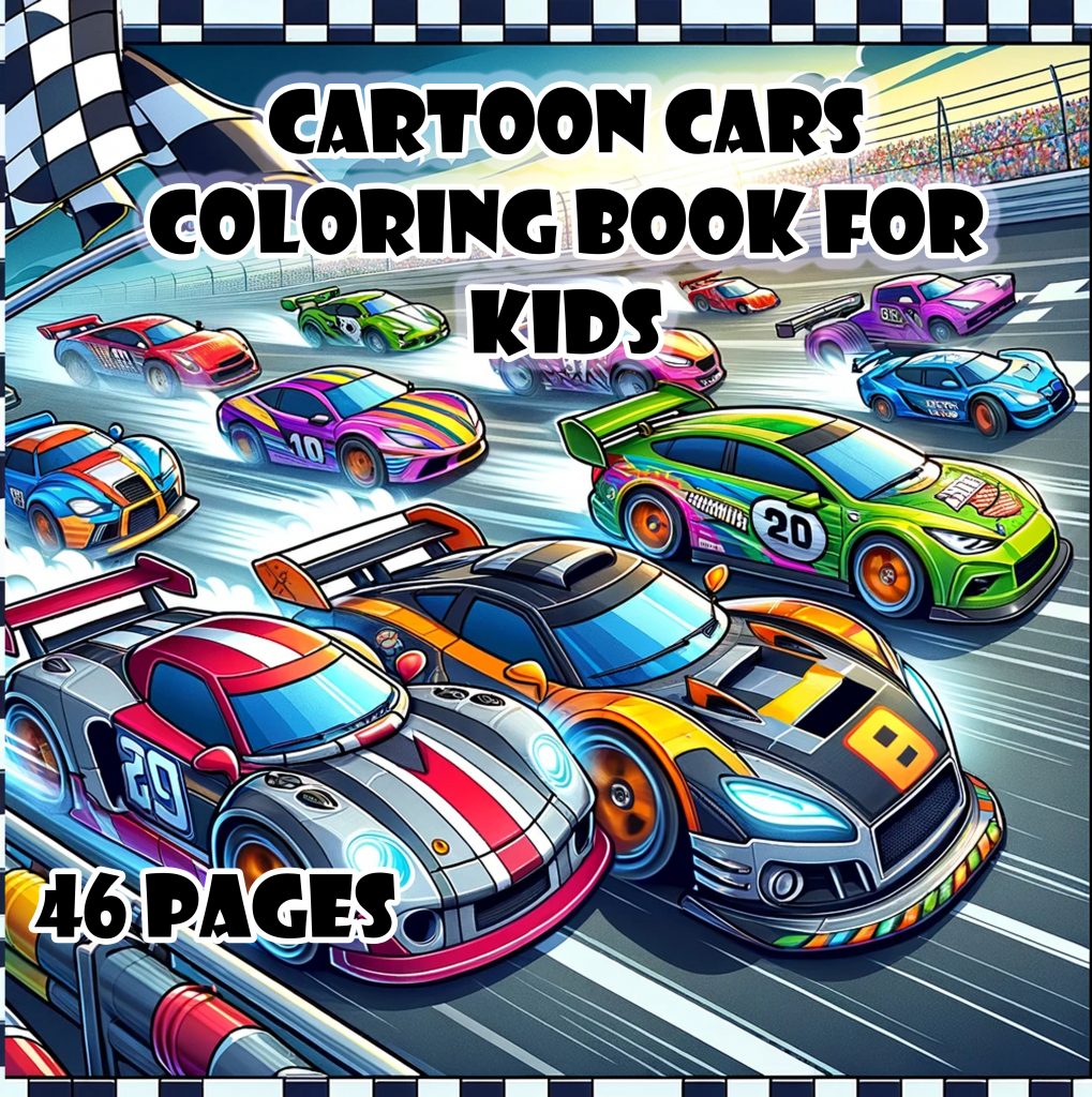 Cars Coloring Book For Kids 