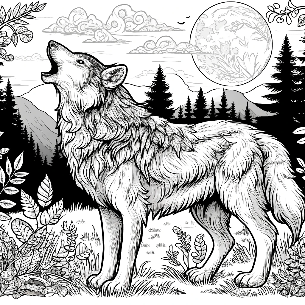 Wild Animal Coloring Pages