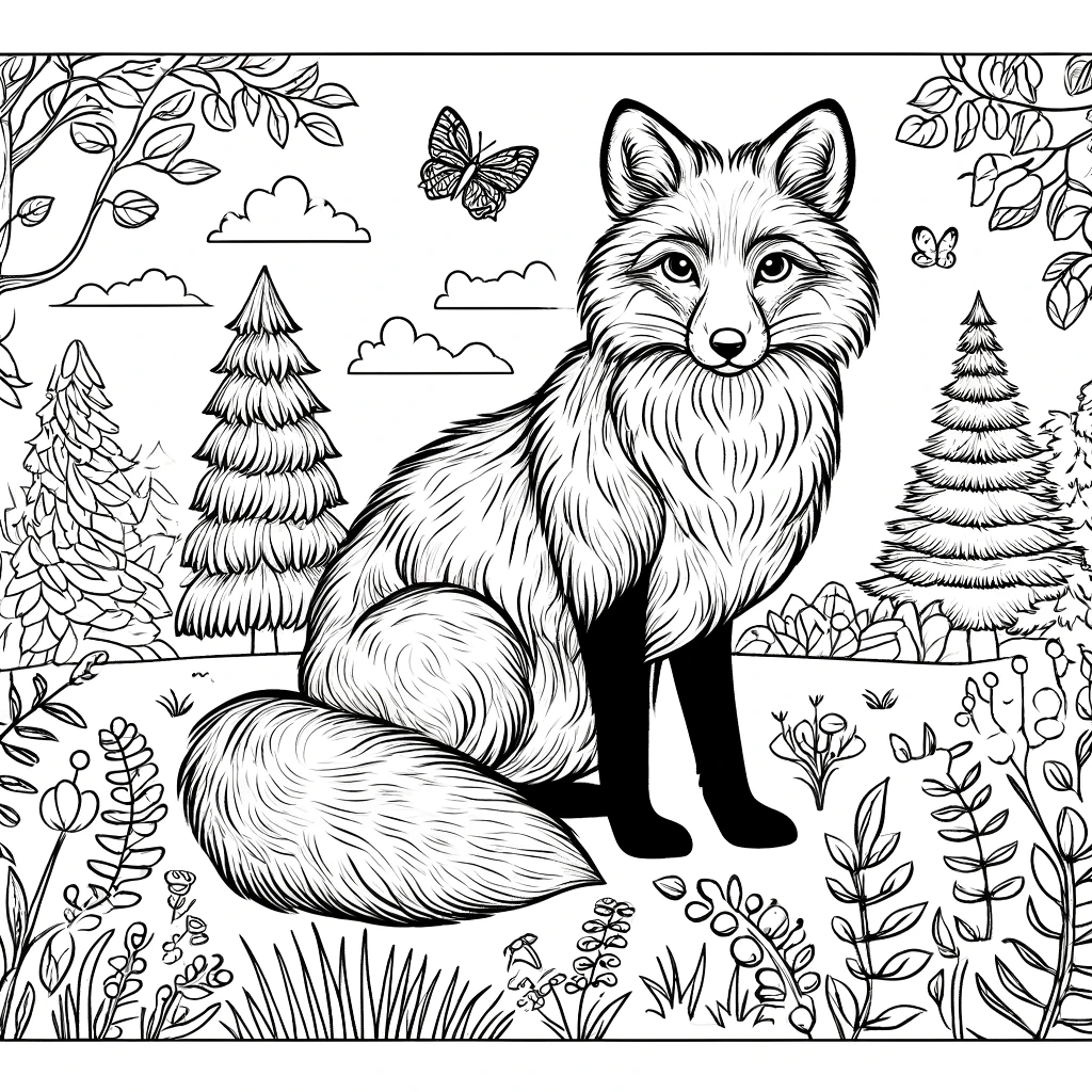 Wild Animal Coloring Pages