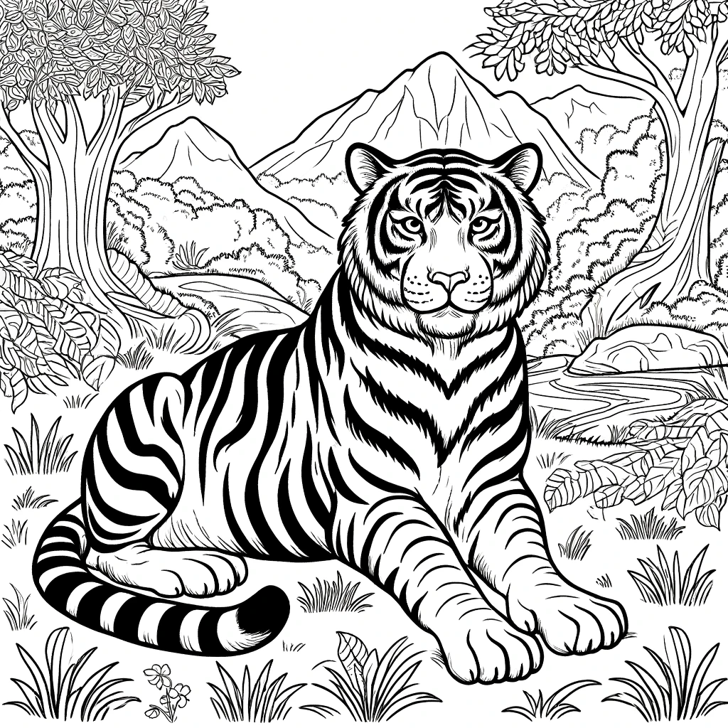 Wild Animal Coloring Pages