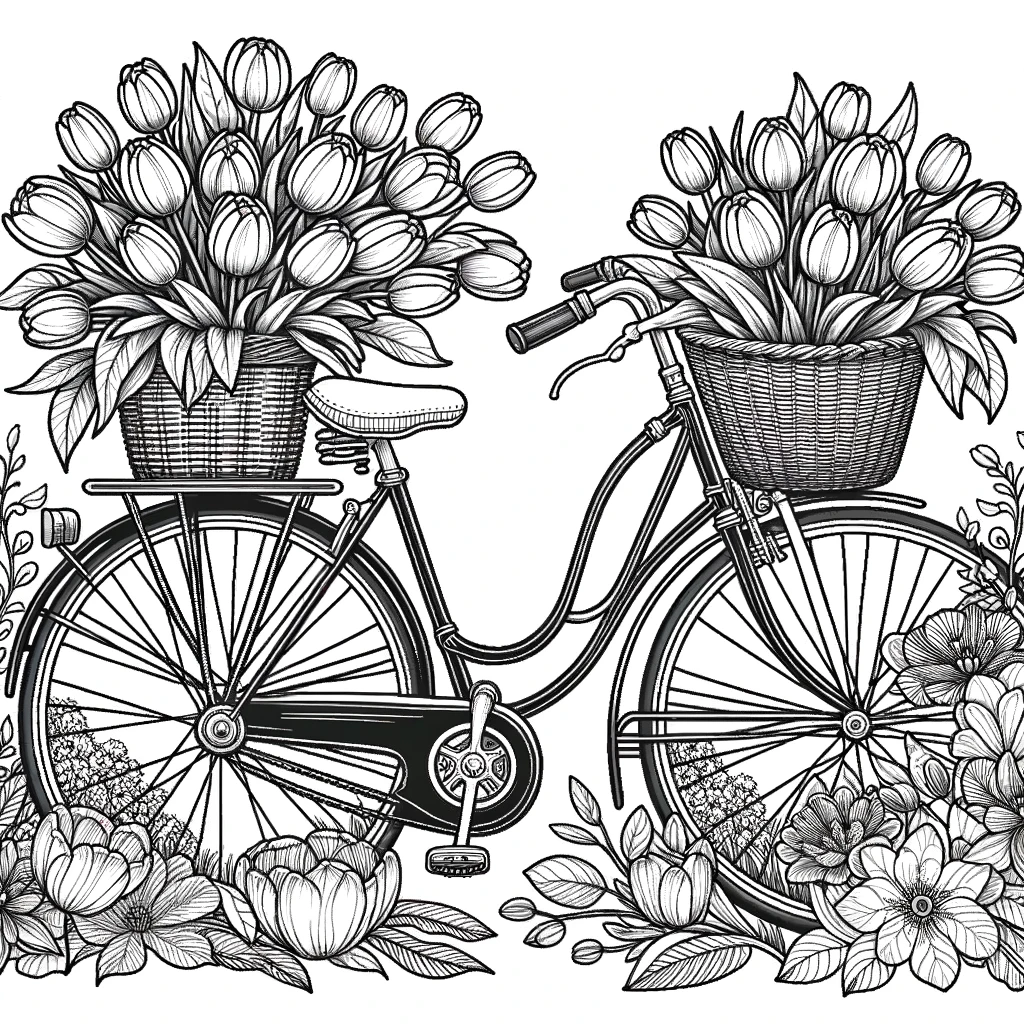 Free Adult Flower Coloring Pages