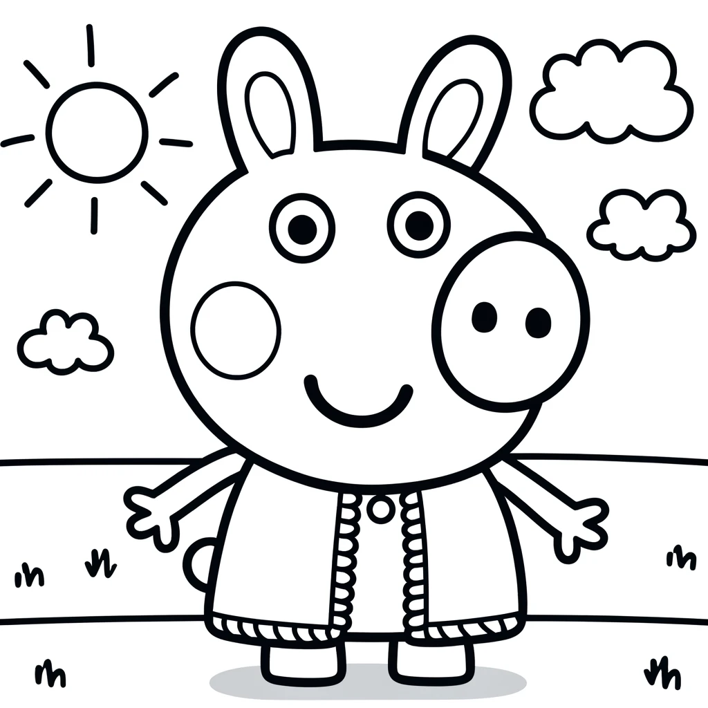 Discover the Joy of Coloring with 100% Free Peppa Pig Coloring Pages ...