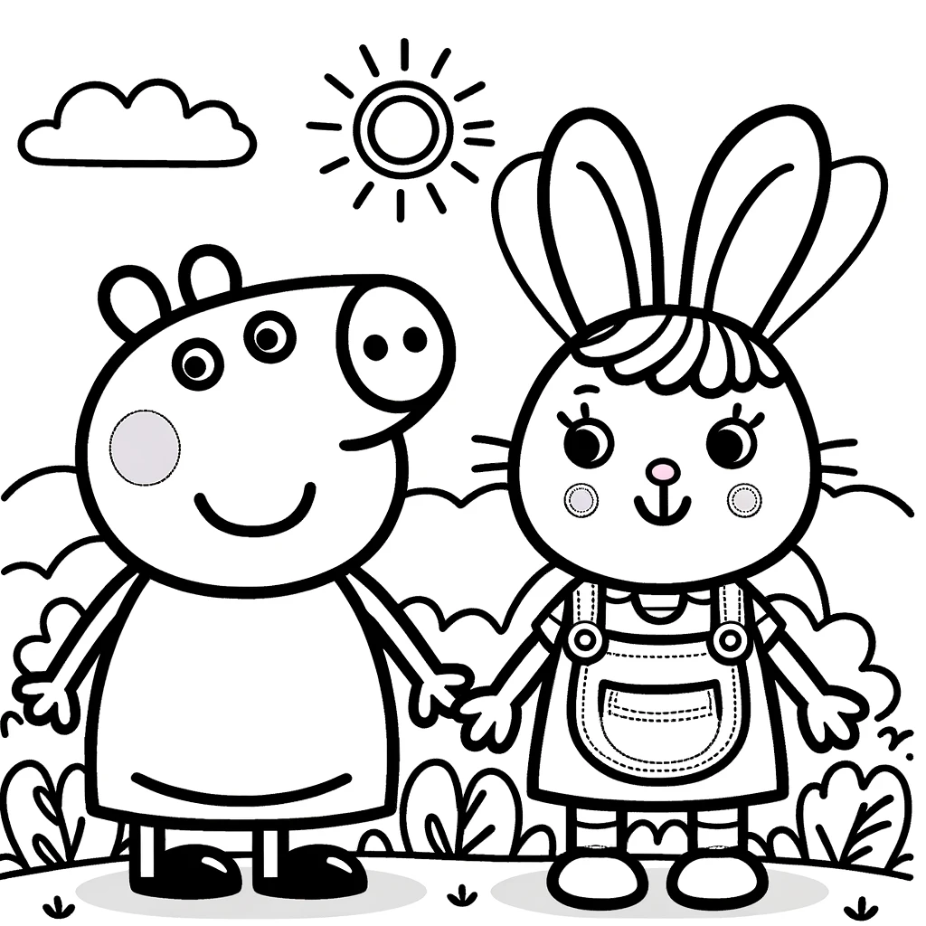 Discover the Joy of Coloring with 100% Free Peppa Pig Coloring Pages ...