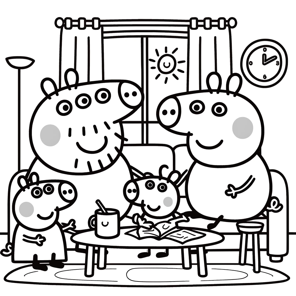 Discover the Joy of Coloring with 100% Free Peppa Pig Coloring Pages ...