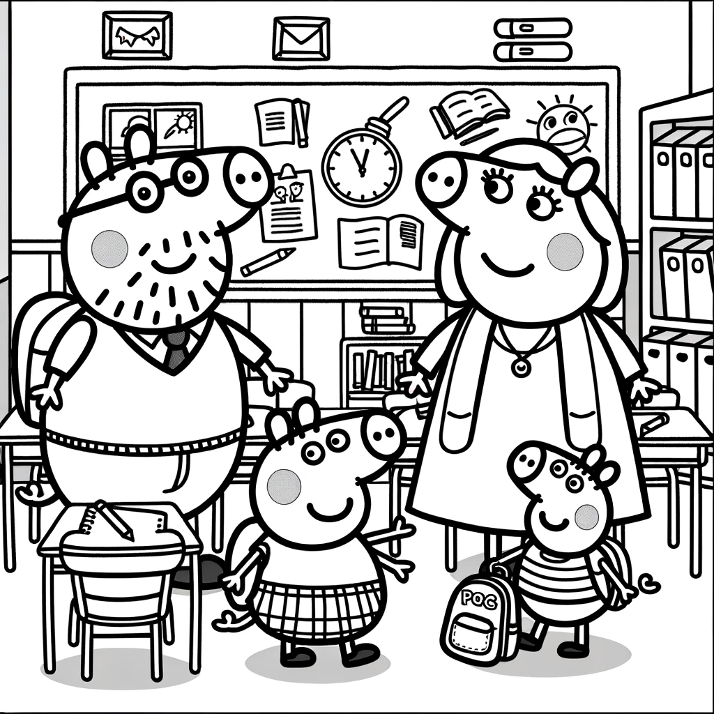 Discover the Joy of Coloring with 100% Free Peppa Pig Coloring Pages ...