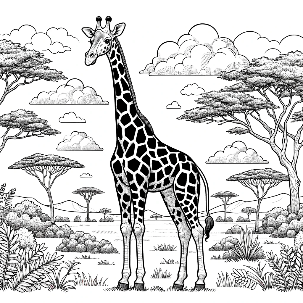 Wild Animal Coloring Pages