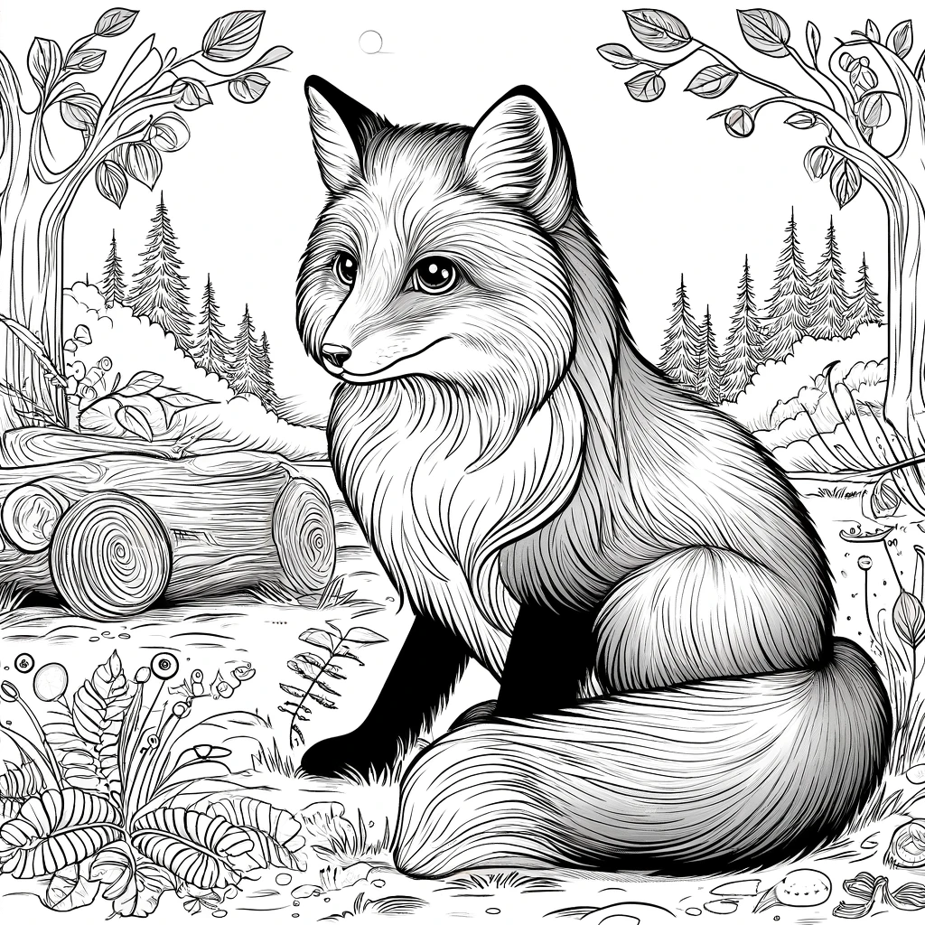 Wild Animal Coloring Pages