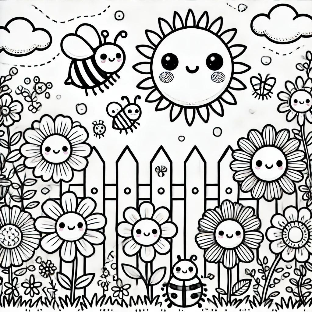 Kawaii Coloring Pages For Kids