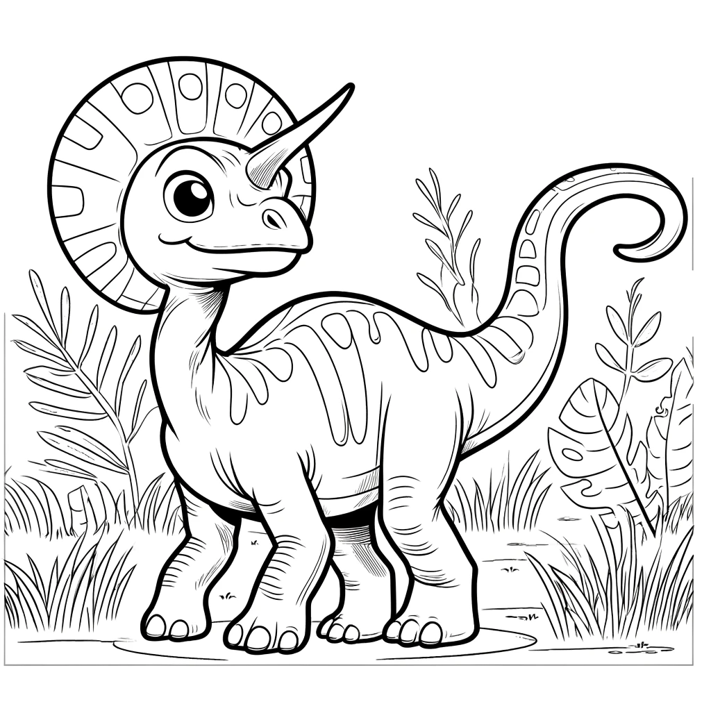 Free Dinosaur Coloring Pages for Kids