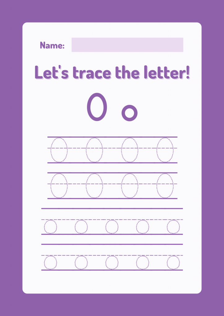  Letter Tracing Worksheets