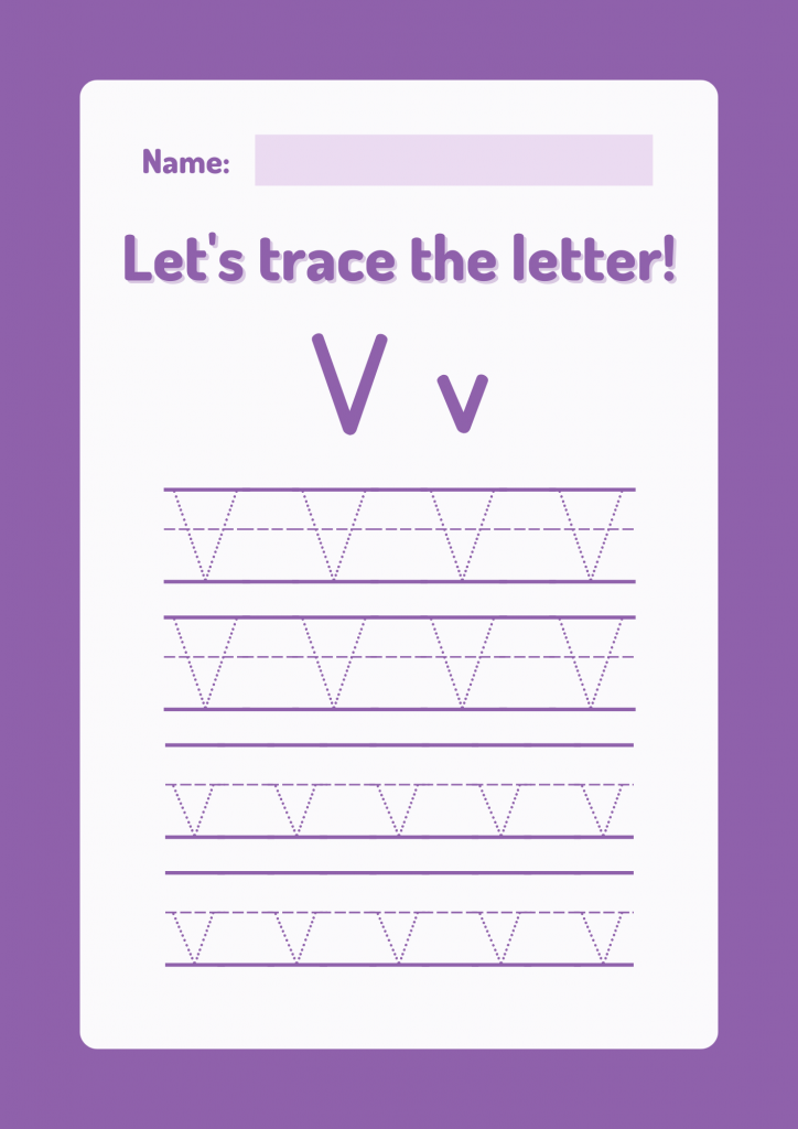  Letter Tracing Worksheets