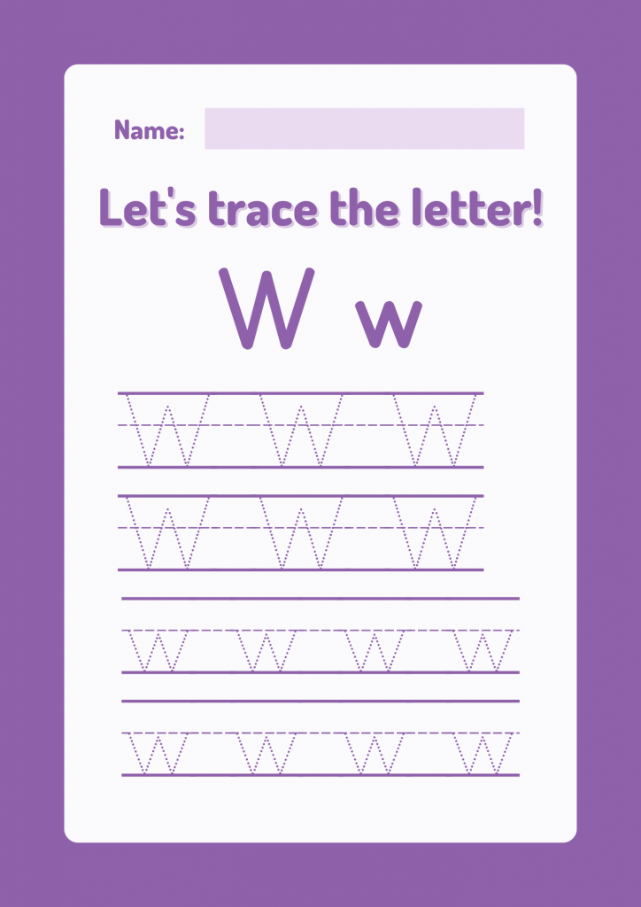  Letter Tracing Worksheets