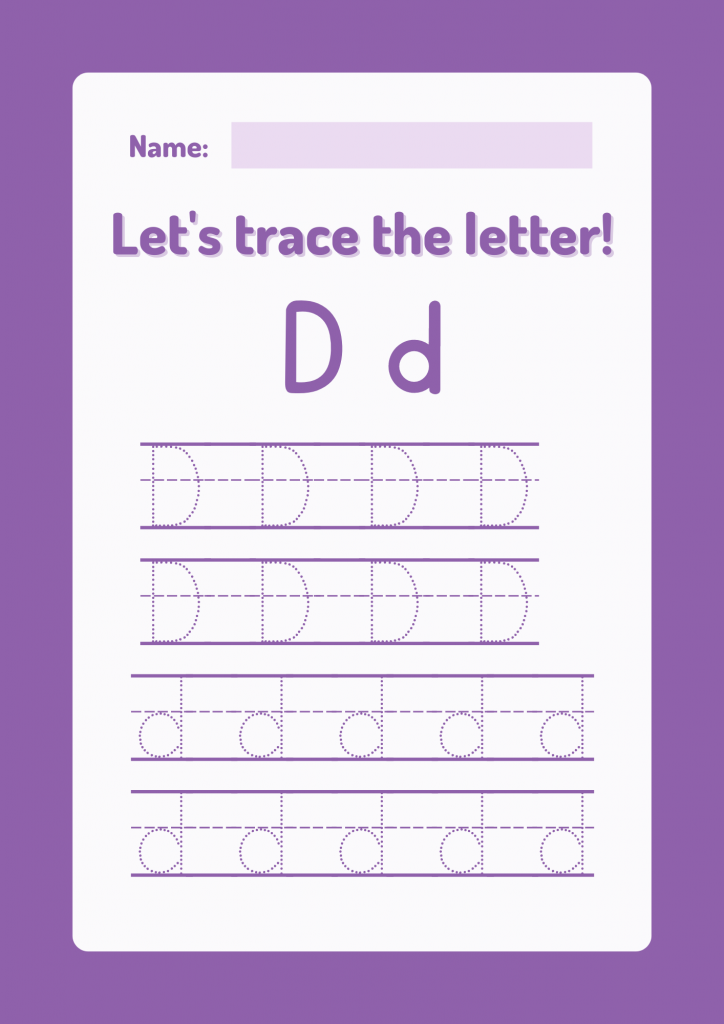  Letter Tracing Worksheets