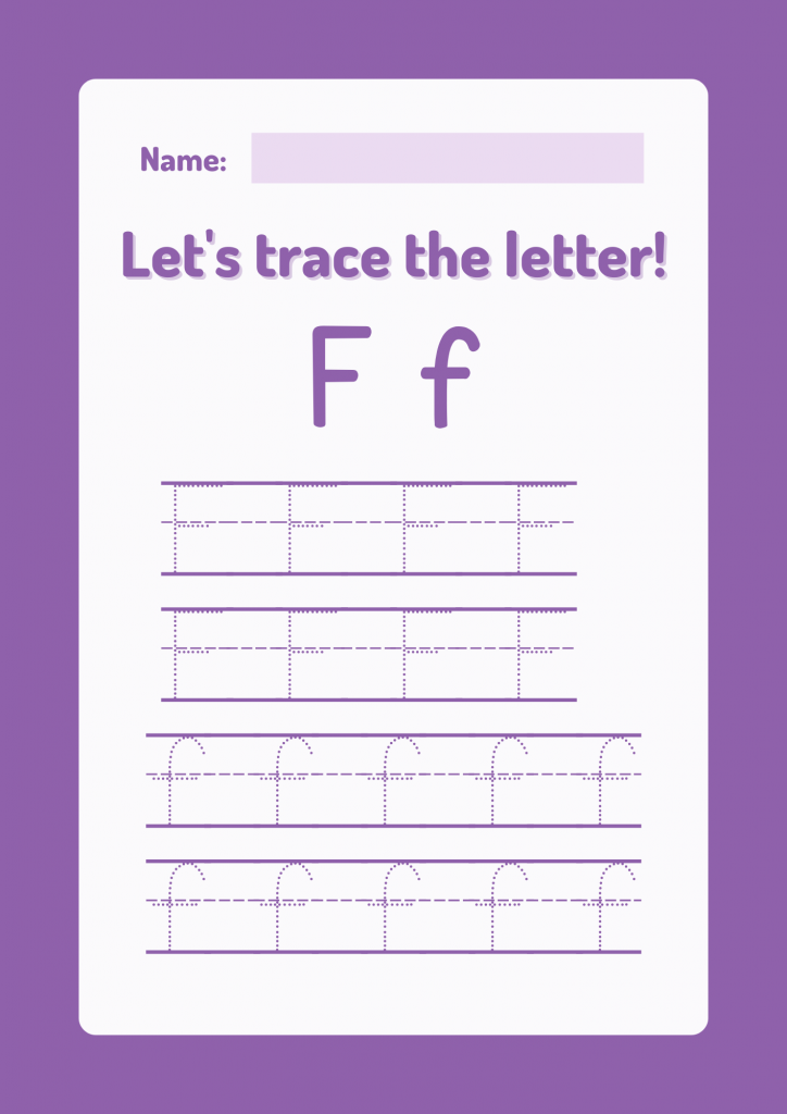  Letter Tracing Worksheets