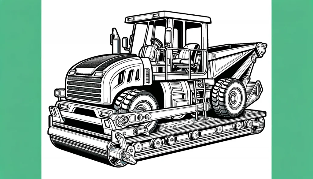 Construction Trucks Free Coloring Pages for Kids