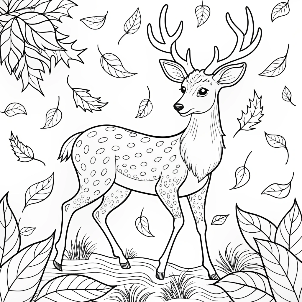 Autumn Fall Coloring Pages