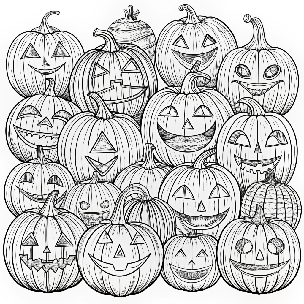 Autumn Fall Coloring Pages