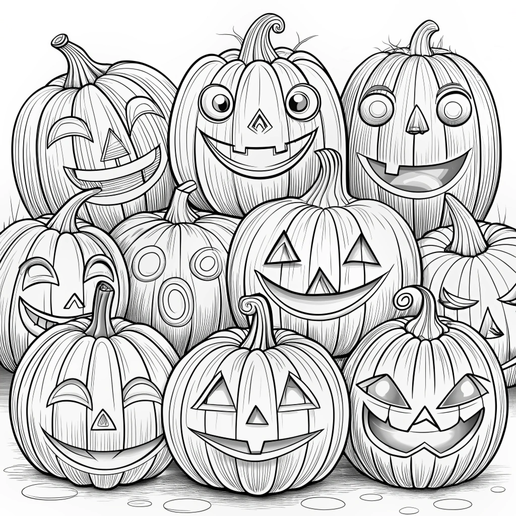 Autumn Fall Coloring Pages