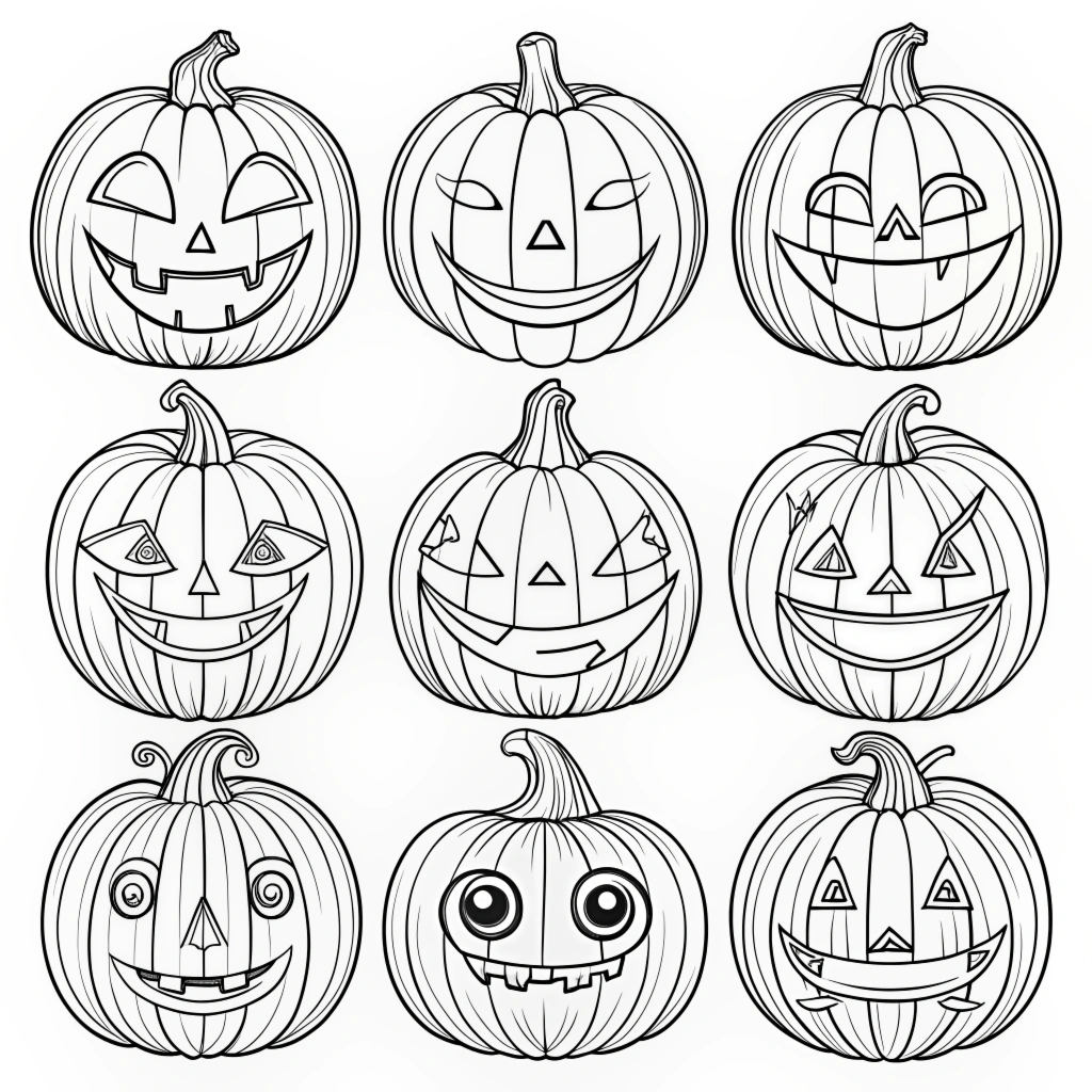 Autumn Fall Coloring Pages