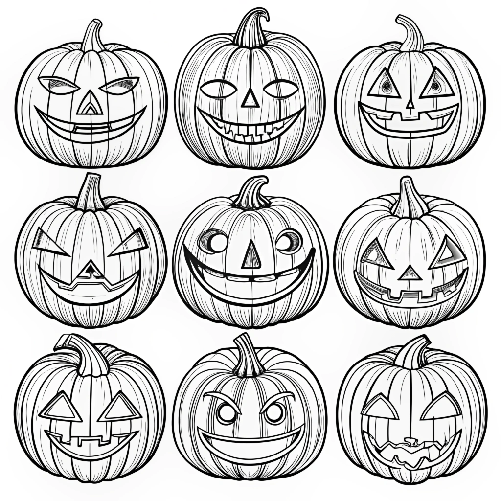 Autumn Fall Coloring Pages