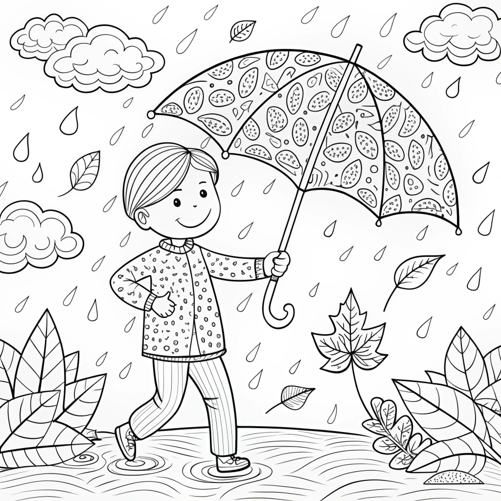 Autumn Fall Coloring Pages