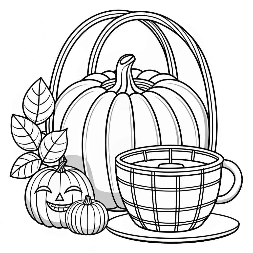 Autumn Fall Coloring Pages