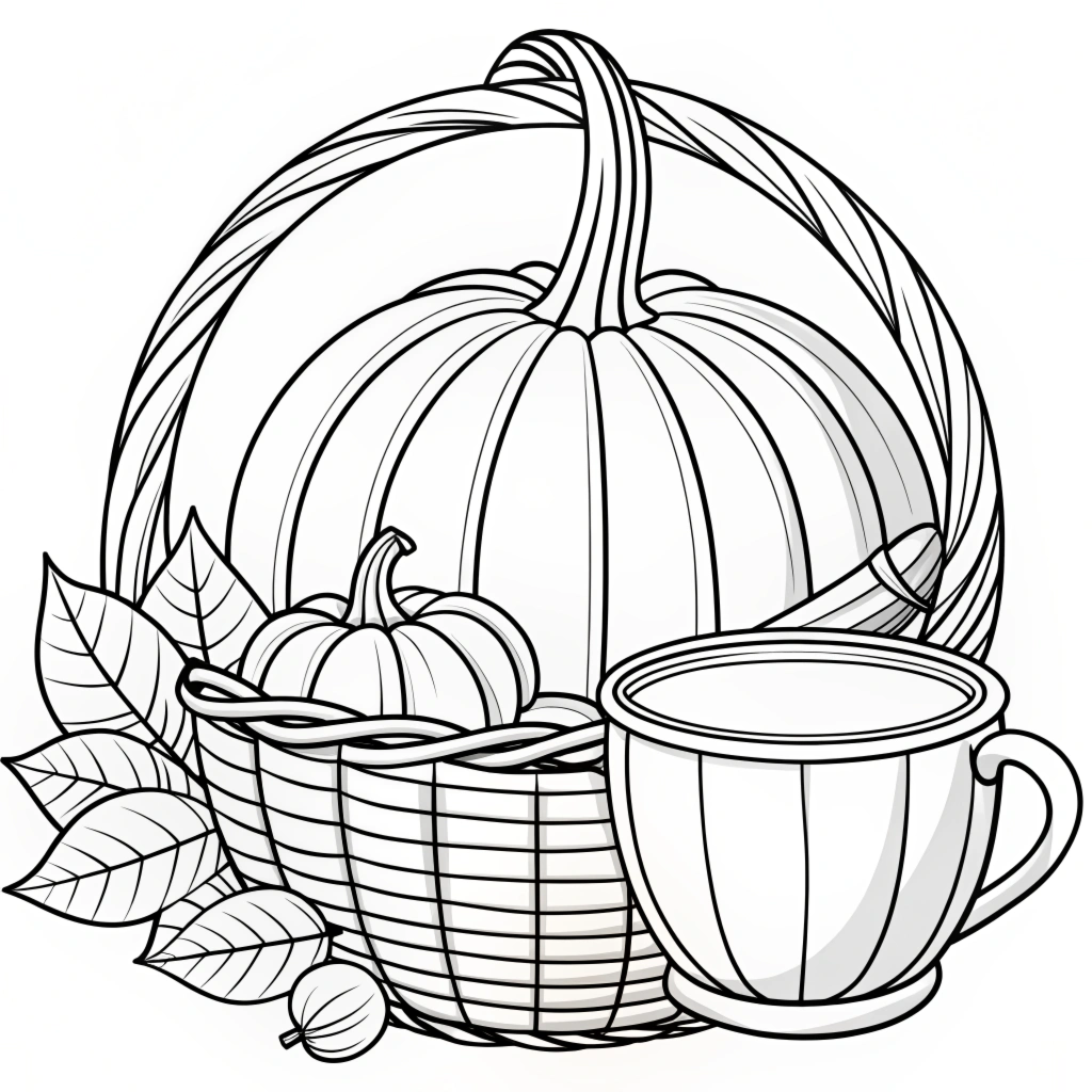 Autumn Fall Coloring Pages