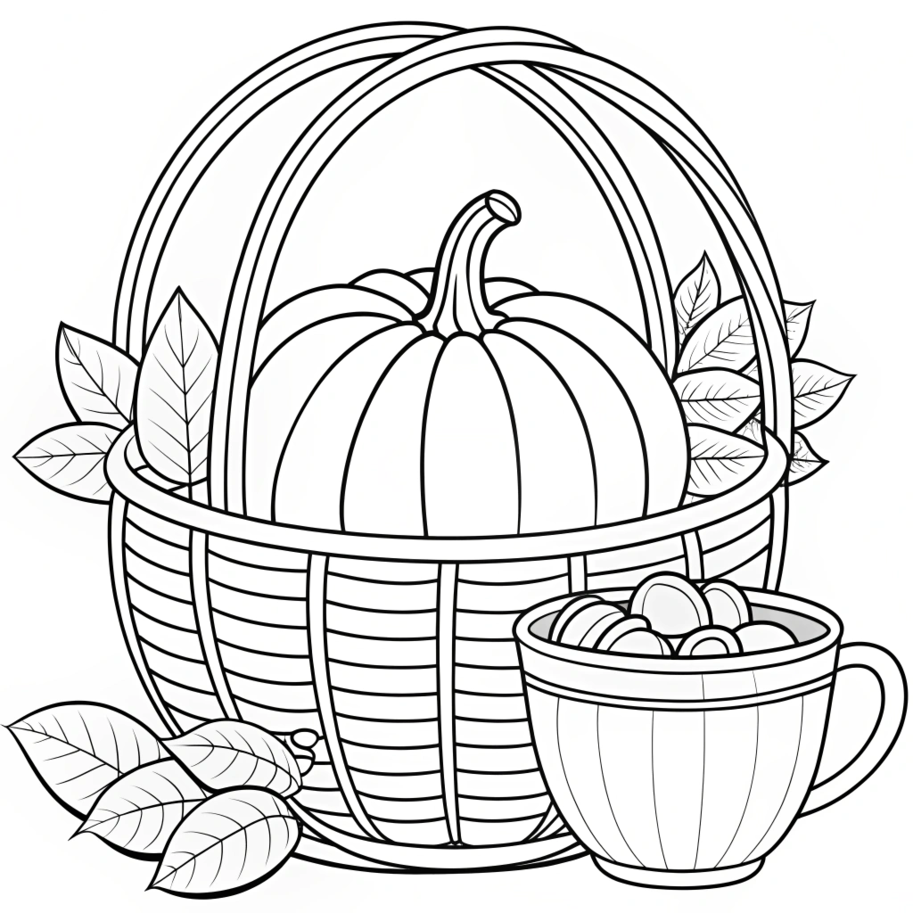 Autumn Fall Coloring Pages